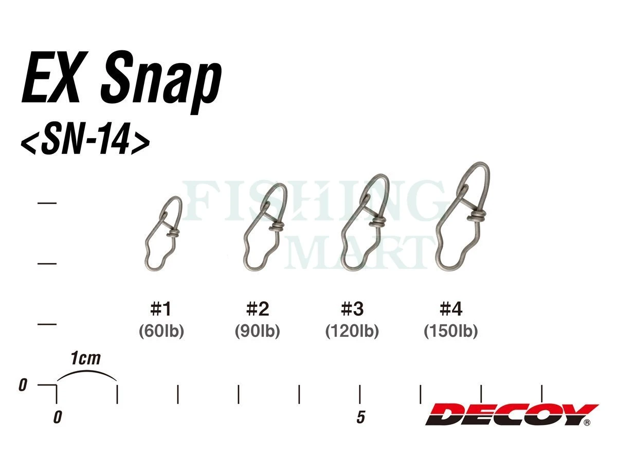 Decoy Agrafki EX Snap SN-14 2 Decoy Agrafki EX Snap SN-14 - obrazek 2