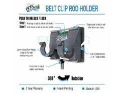 O'Pros Belt Clip Rod Holder -Sklep Wapsi belt clip rod holder xt