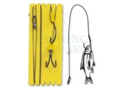 BLACK CAT Przypon Zestaw Bouy And Boat Ghost Double Hook Rig
