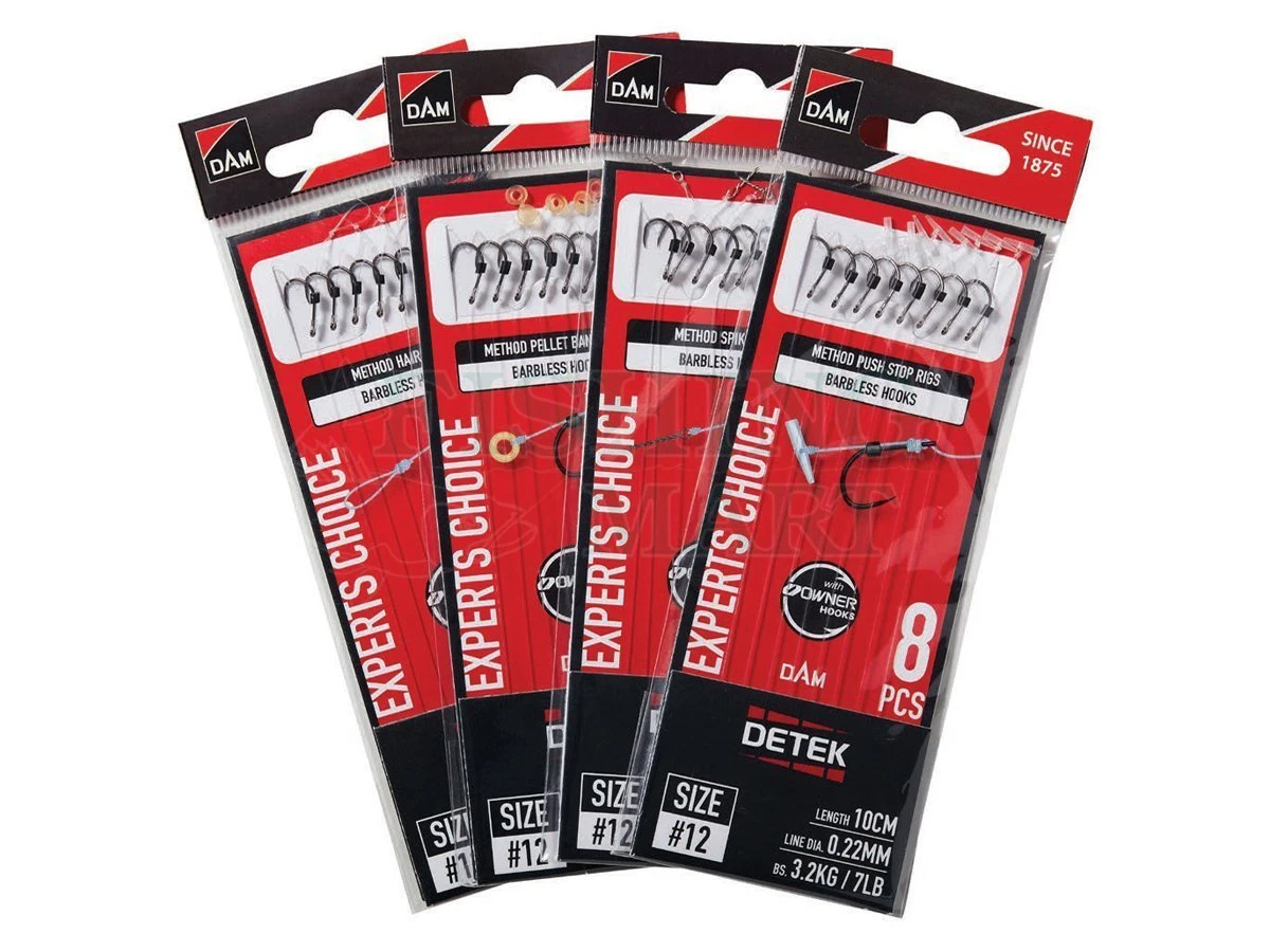 Dam Przypony Detek Method Barbless Pellet Band Rigs 2 Dam Przypony Detek Method Barbless Pellet Band Rigs - obrazek 2