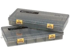 Savage Gear Zestaw Pudełek Na Przynęty Flat Lure Box Smoke Kit 2pcs